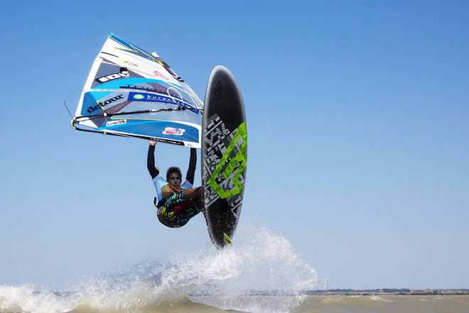 Mattia Fabrizi - PWA Surf World Cup Podersdorf 2012 ©  John Carter / PWA http://www.pwaworldtour.com